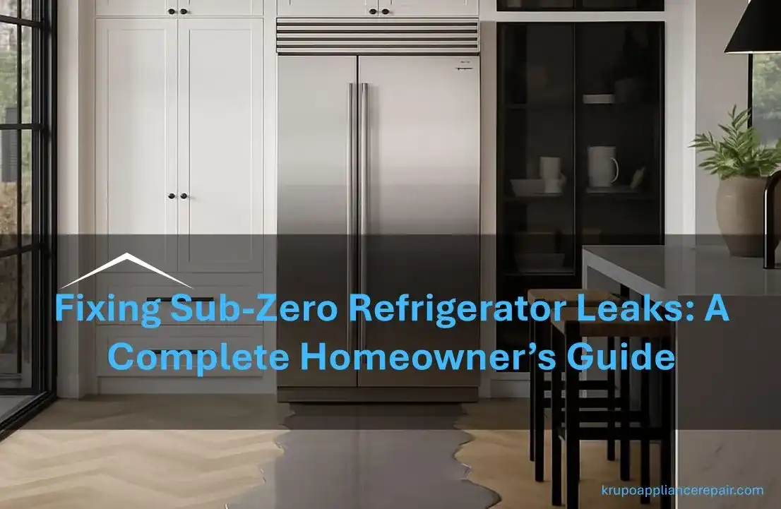 Fixing Sub Zero Refrigerator Leaks