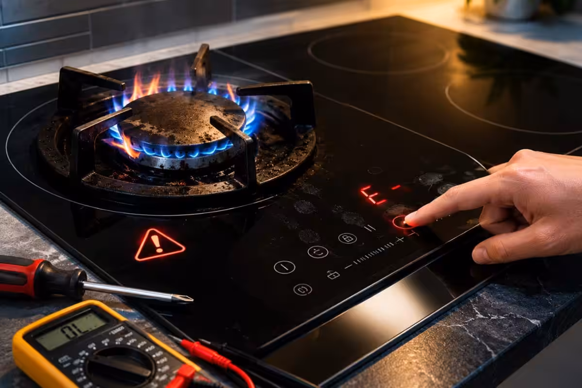 Cooktop Burner & Touch Panel Issues: What's Really Going On